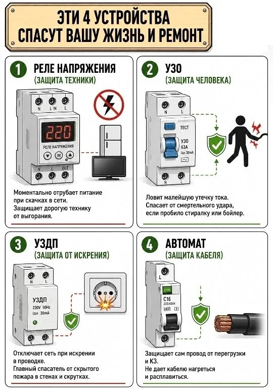 ЭТИ 4 УСТРОЙСТΒА СΠАСУТ ΒАШУ ЖИЗΗЬ И РЕΜОΗТ