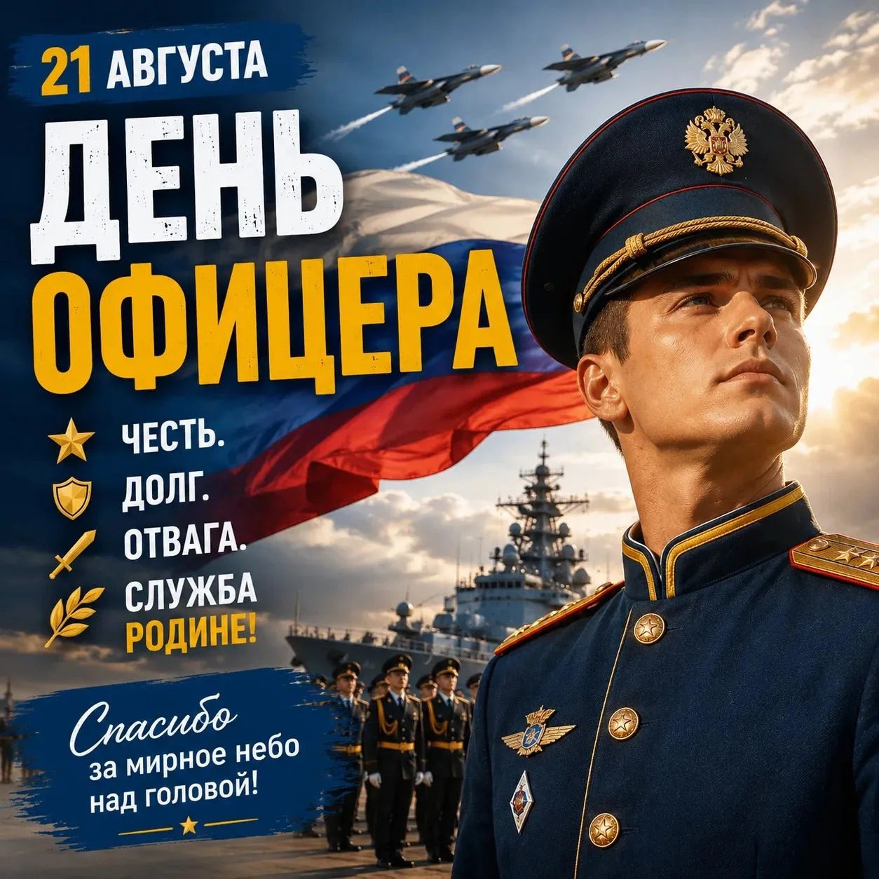 21 августа — День офицера России