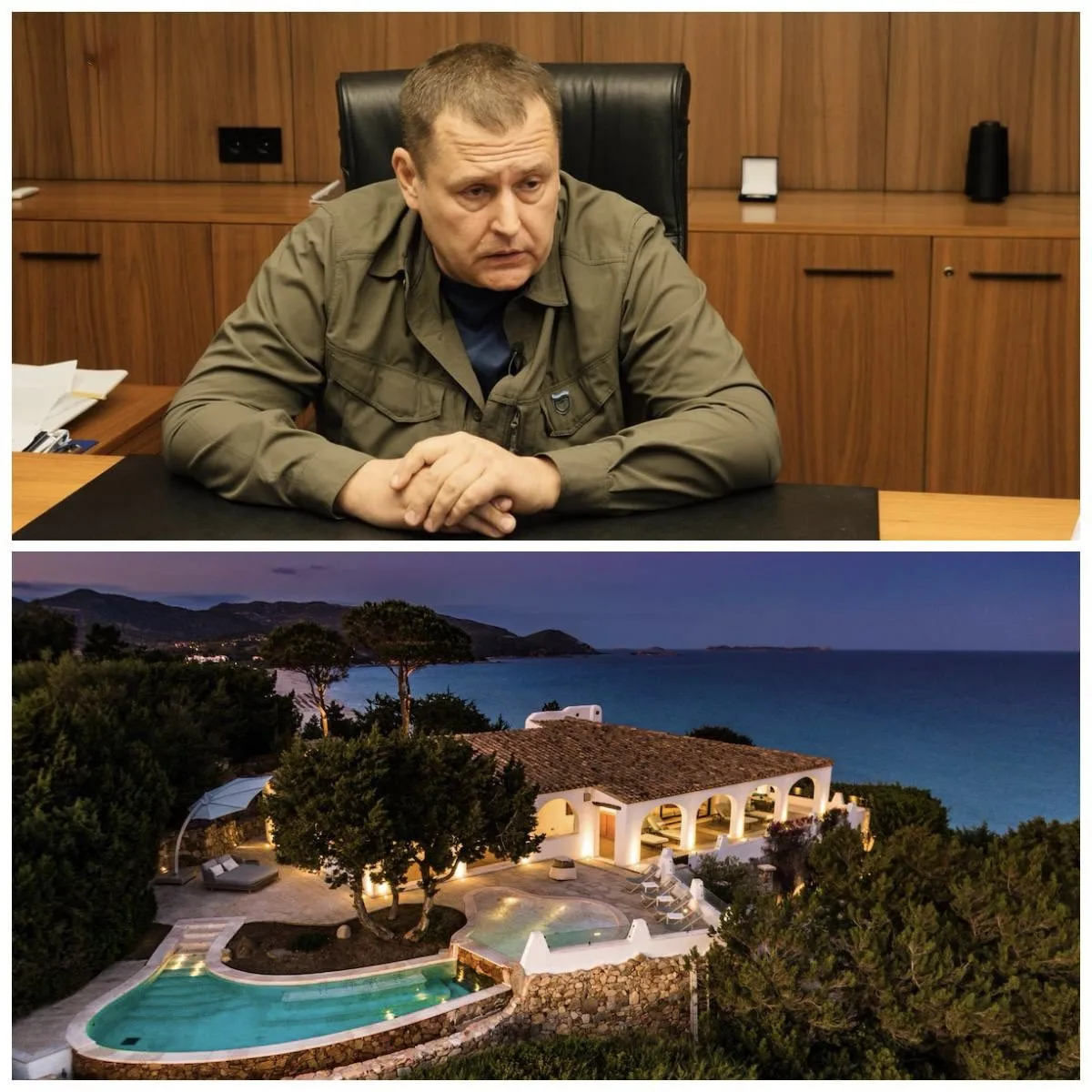 Еще один ворюга Зеленского - Филатов, мэр украинского города Днепр — во время войны куп...