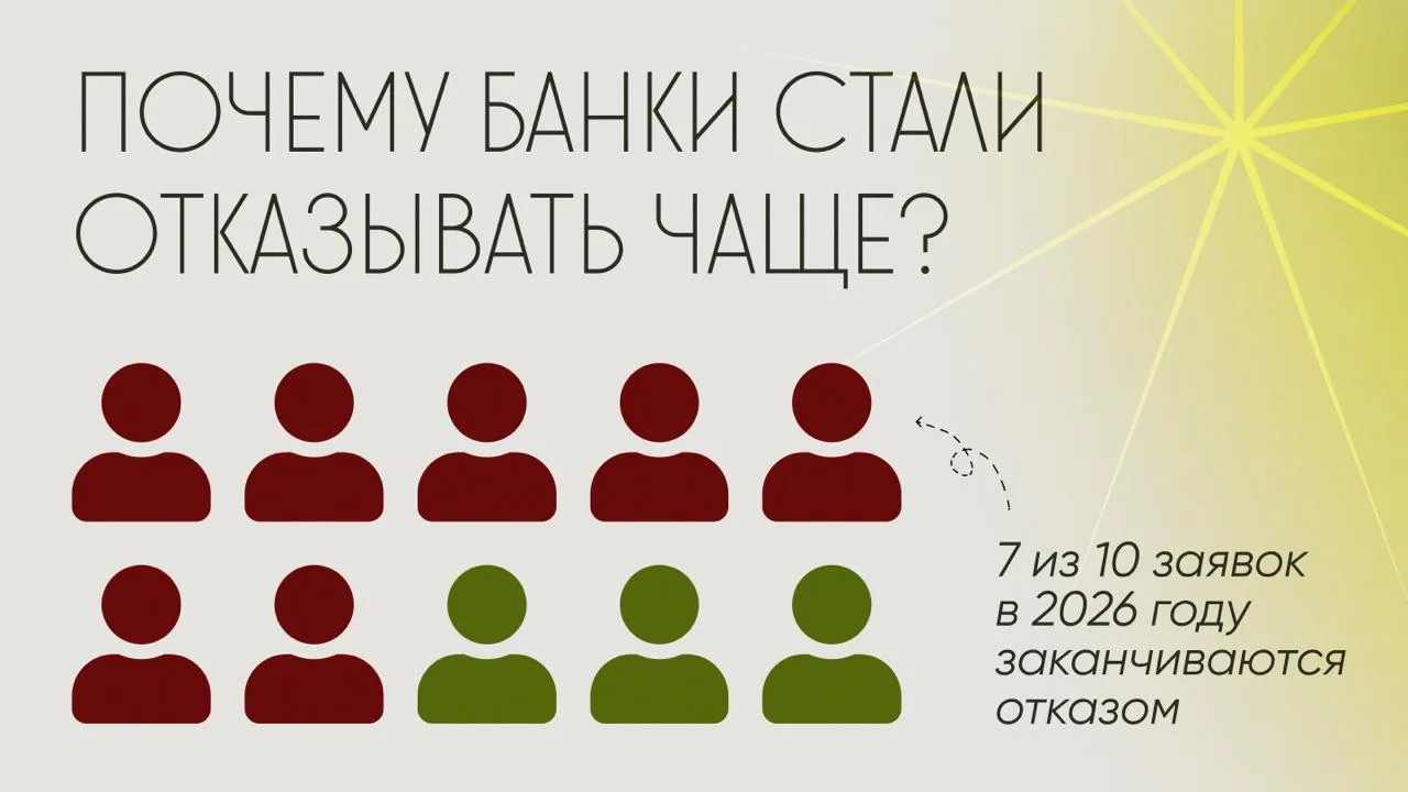 7 из 10 заявок в 2026 году заканчиваются отказом: почему так происходит?

Чаще всего люди пишут мне 