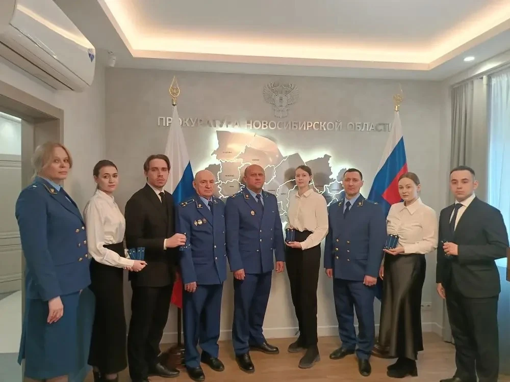 📍Заместитель прокурора Новосибирской области Игорь Мищенко и председатель Новосибирского регионально