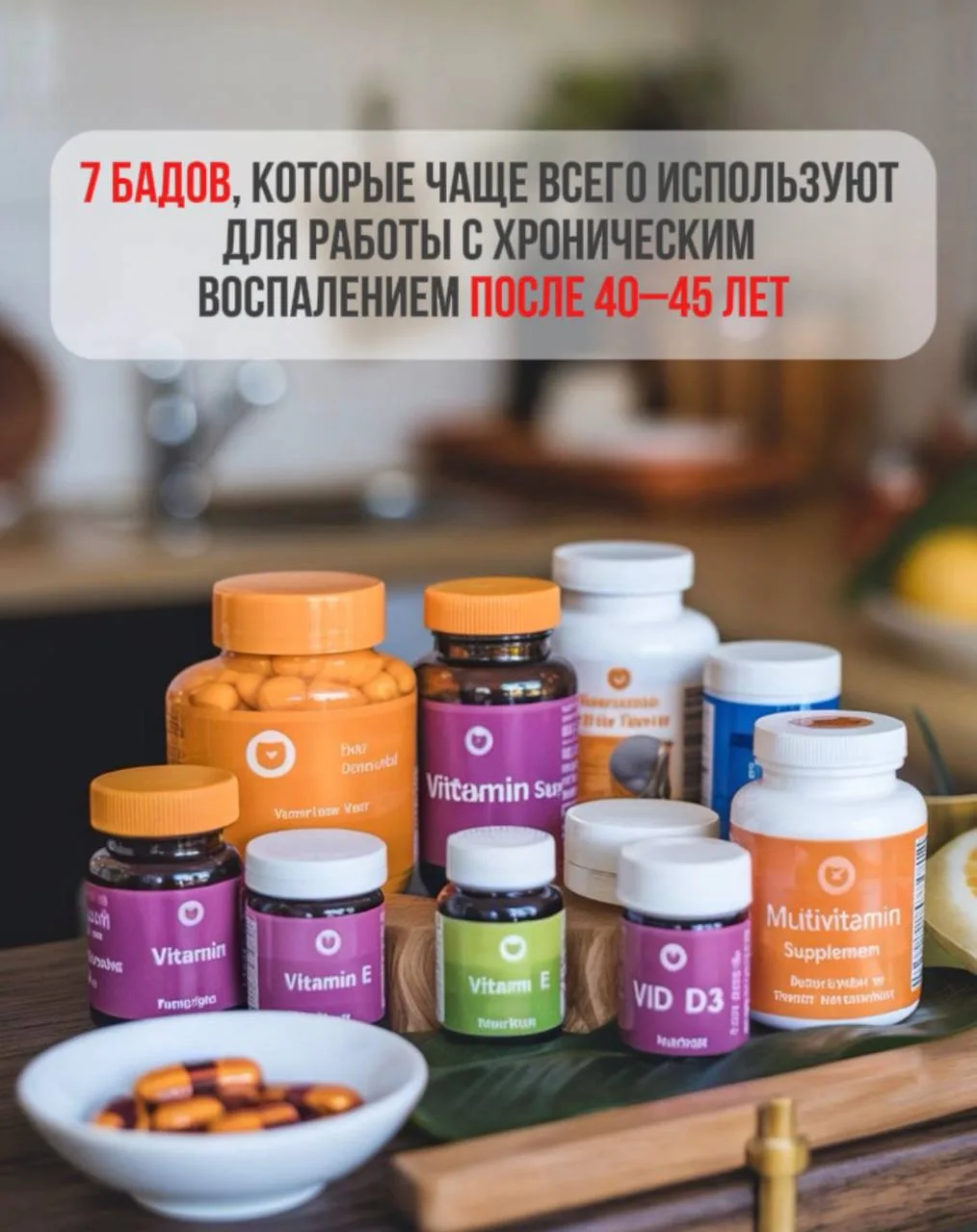 🔥 7 БАДов, которые чаще всего используют для работы с хроническим воспалением после 40–45 лет

Посл