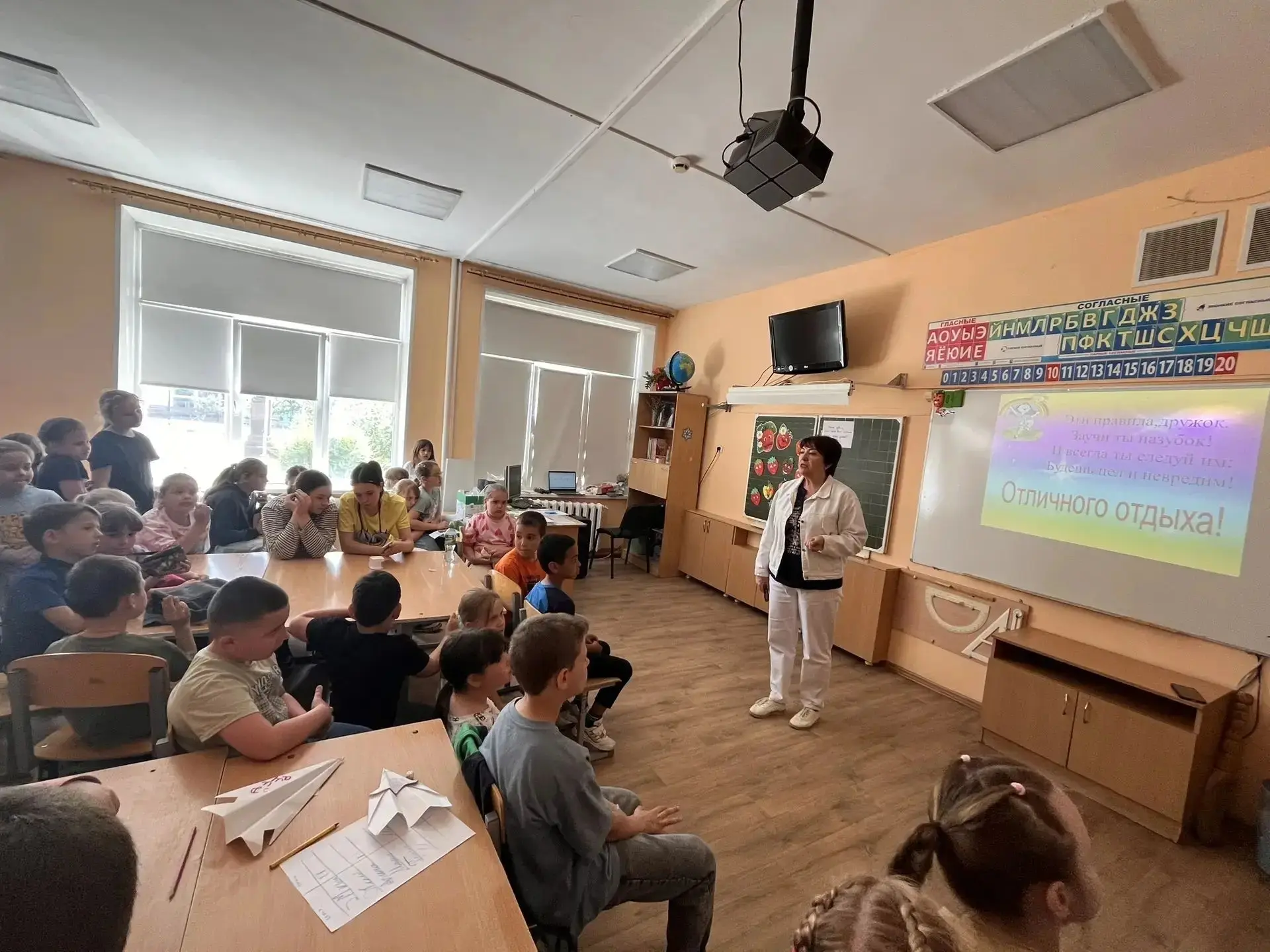 ☀️В пришкольном лагере «Солнышко» прошла Всероссийская акция «Мои безопасные каникулы»....