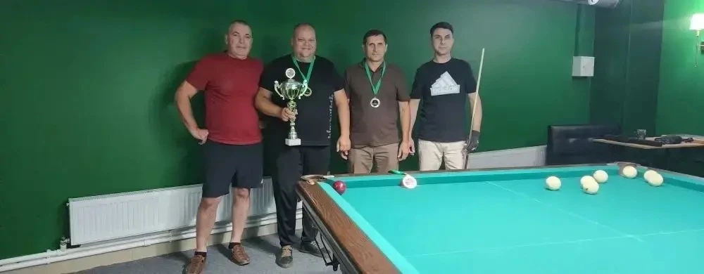 🏆 30 августа в новом бильярдном клубе «Лампа» состоялся первый турнир по бильярду!