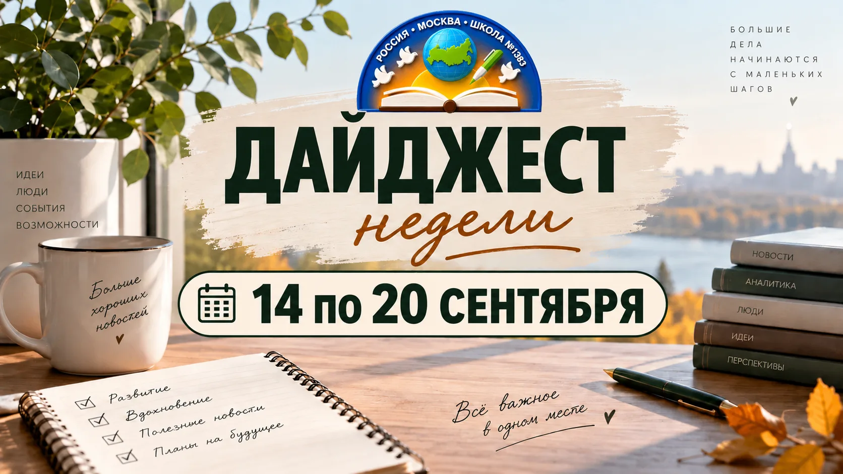 📅 Дайджест недели: 14–20 сентября