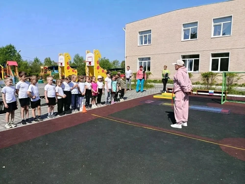 Ежегодно в сдаче нормативов ГТО принимают участие дети дошкольных учреждений Шкотовског...
