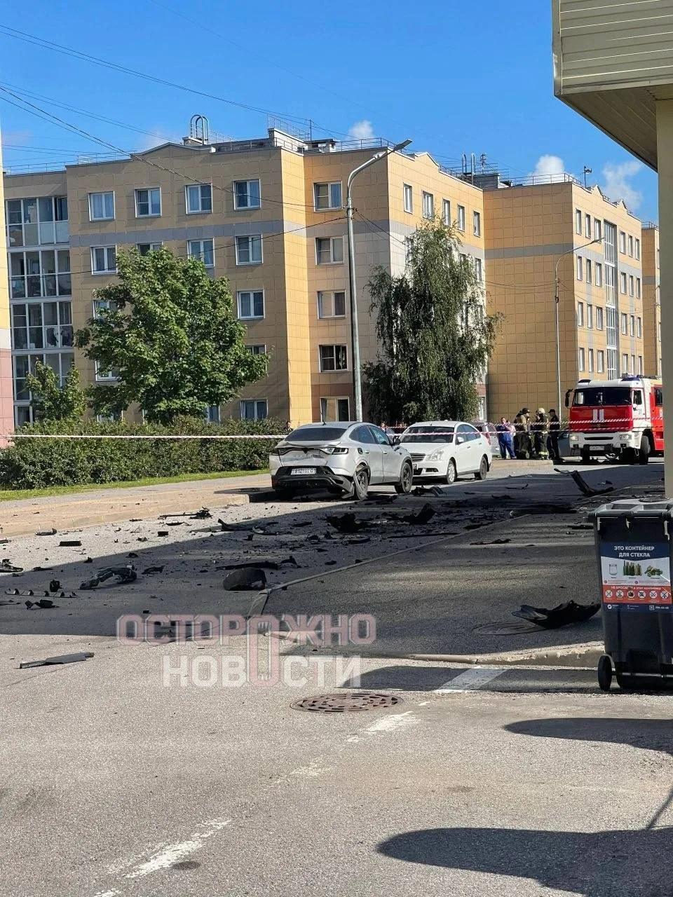 🚨 Автомобиль взорвался в Санкт-Петербурге — погиб водитель