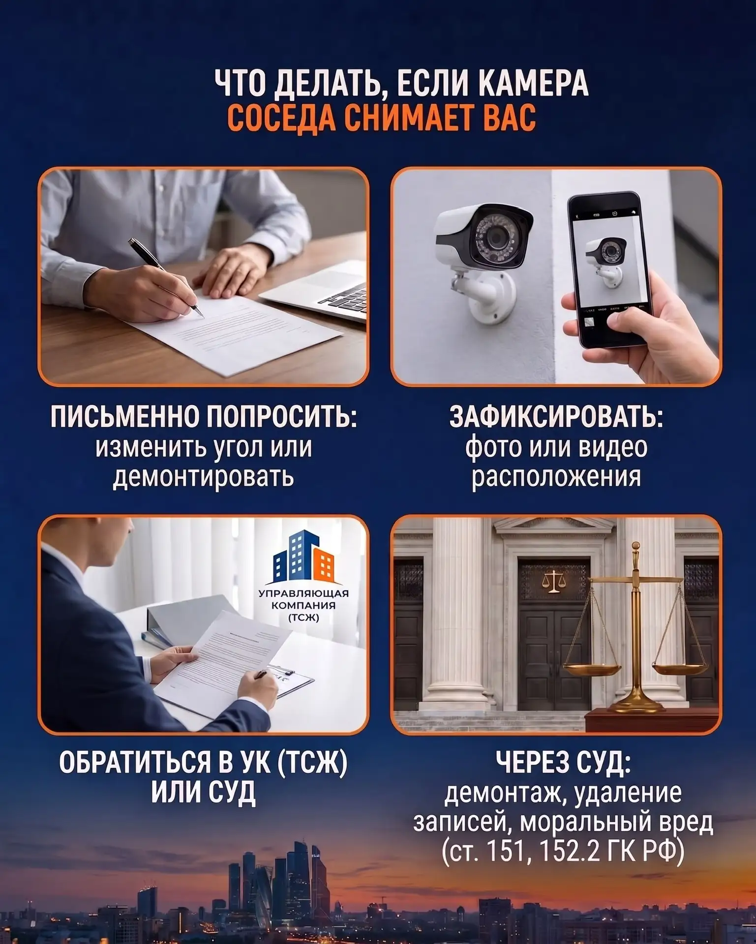 Сосед повесил камеру на дверь: что говорит закон и как защитить приватность