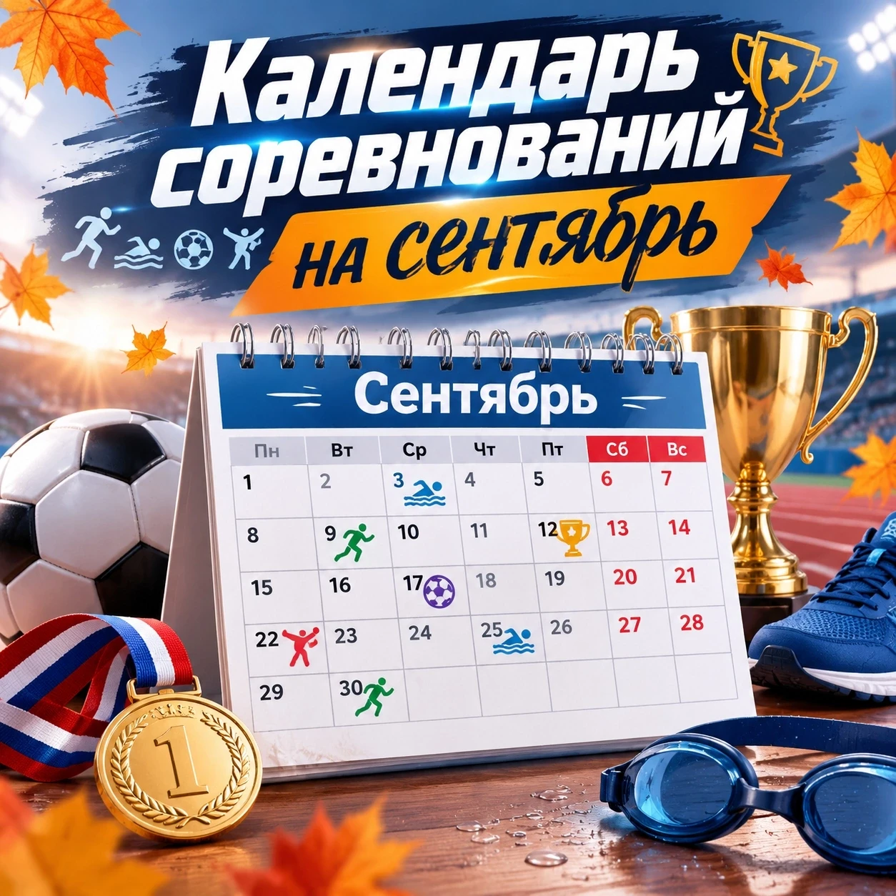 🌀«06 сентября 2026 года — "Фестиваль по общей физической подготовке среди лыжников и б...