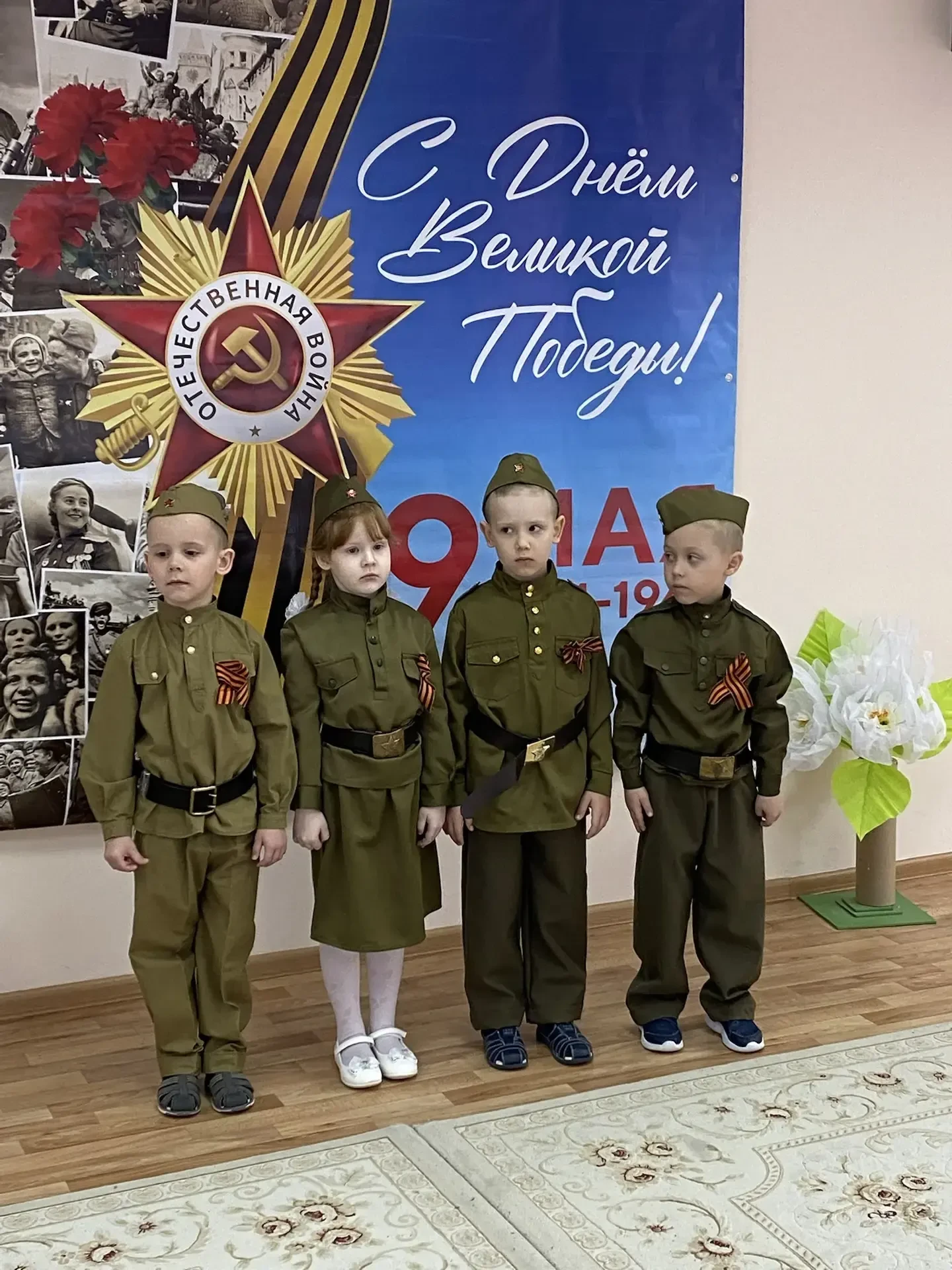 В преддверии празднования Дня Победы в детском саду проходили мероприятия в рамках тематической неде