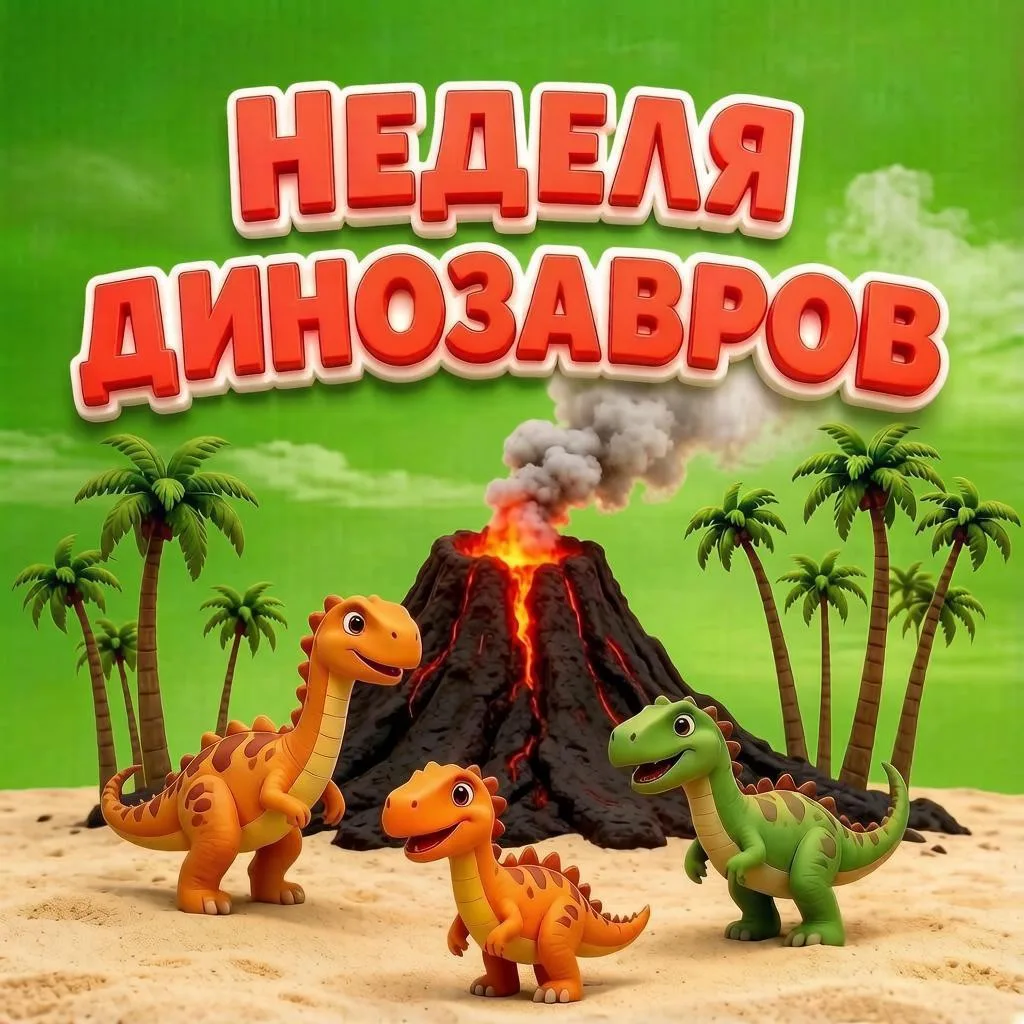 🚀 Неделя динозавров началась! 🚀

В нашей первой младшей группе стартовала увлекательная тематическ