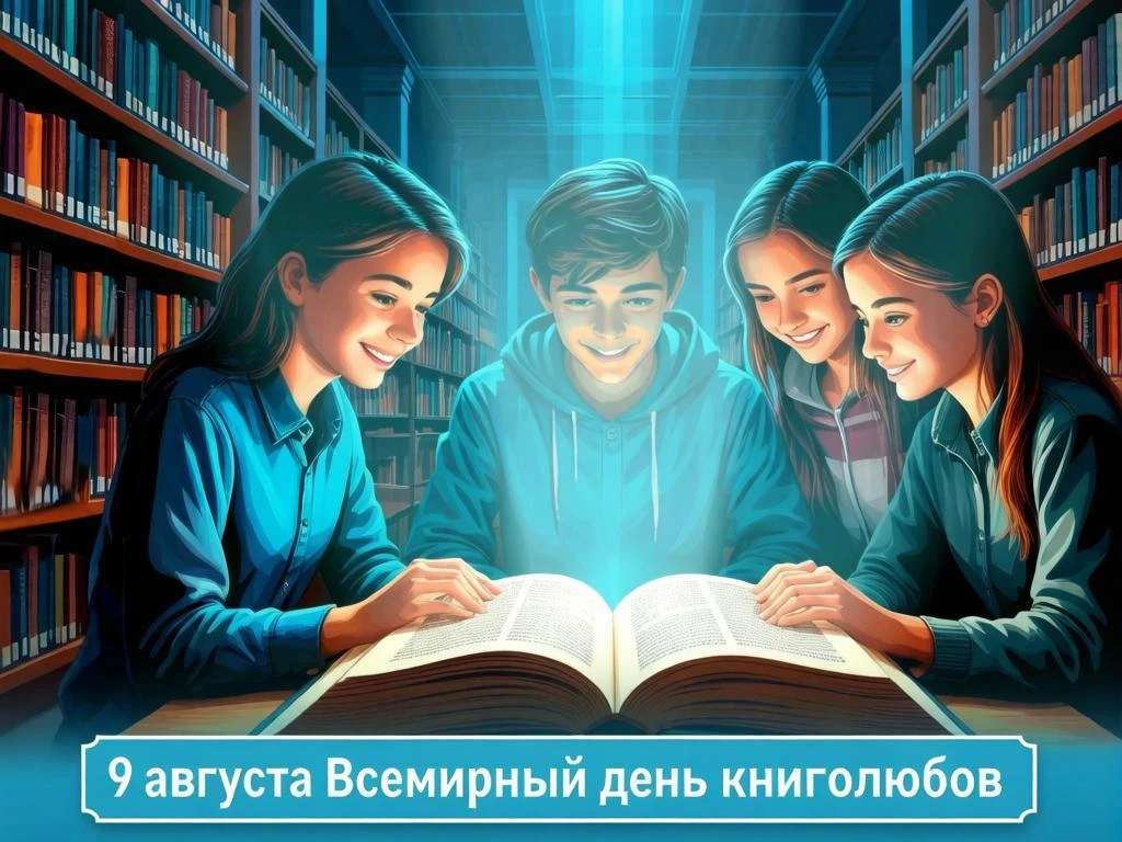 9 августа отмечается Всемирный день книголюбов. Дата, объединяющая всех, кто понимает: ...