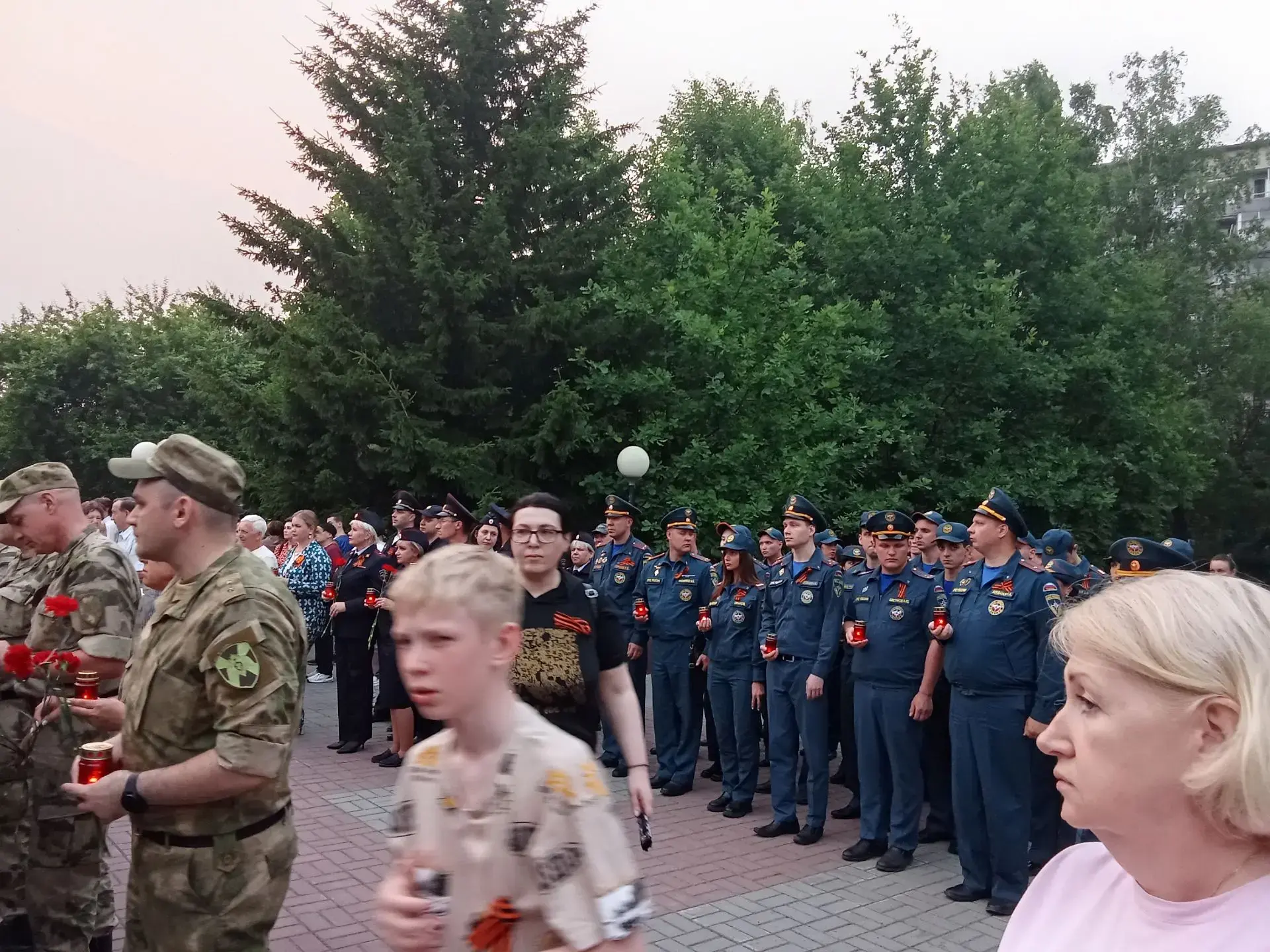 Сегодня,22 июня, Северск  стал частью Всероссийской акции "Свеча памяти", которая посвящена 85-й год