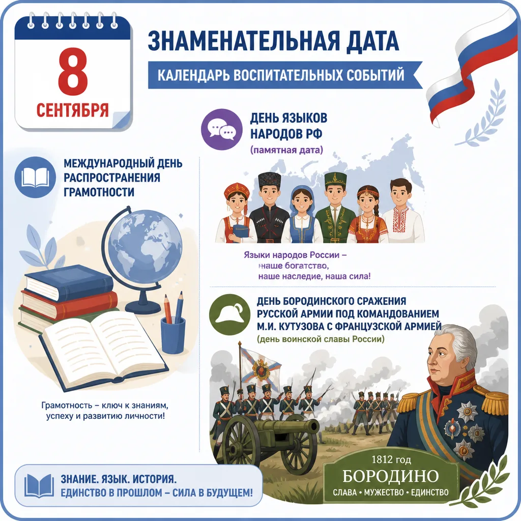 Сегодня 8 сентября 2026 года