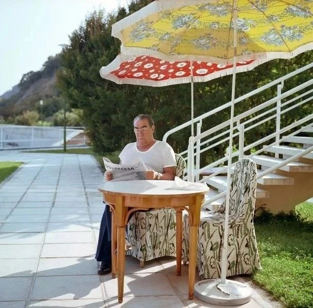 Леонид Ильич на отдыхе в Крыму, 1978 год