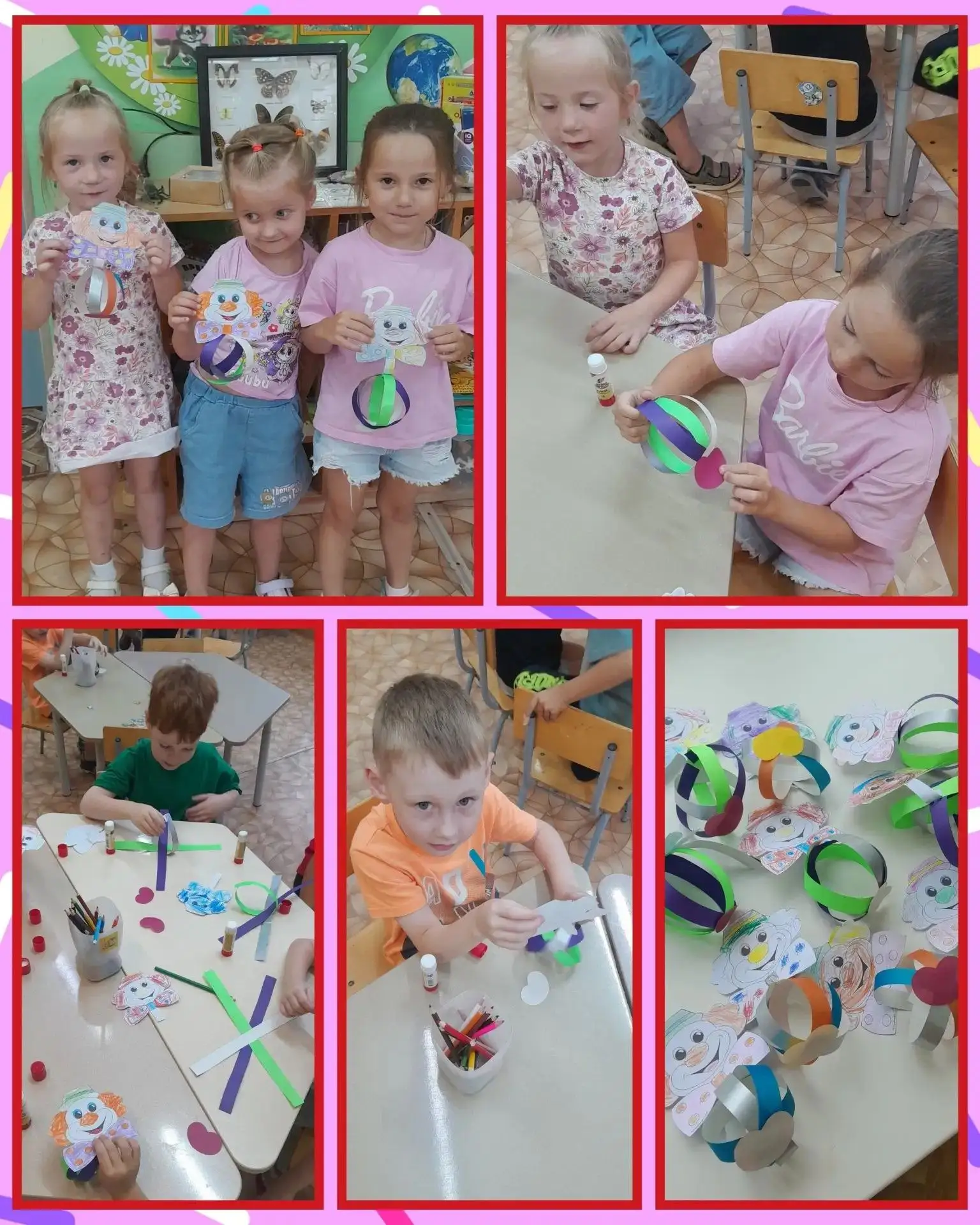 День клоуна в группе «Семицветик»! 🤡✂️Сегодня наши ребята создавали весельчаков из цирка. Объёмная 