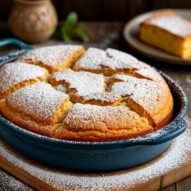 Шарлотка с грушами
