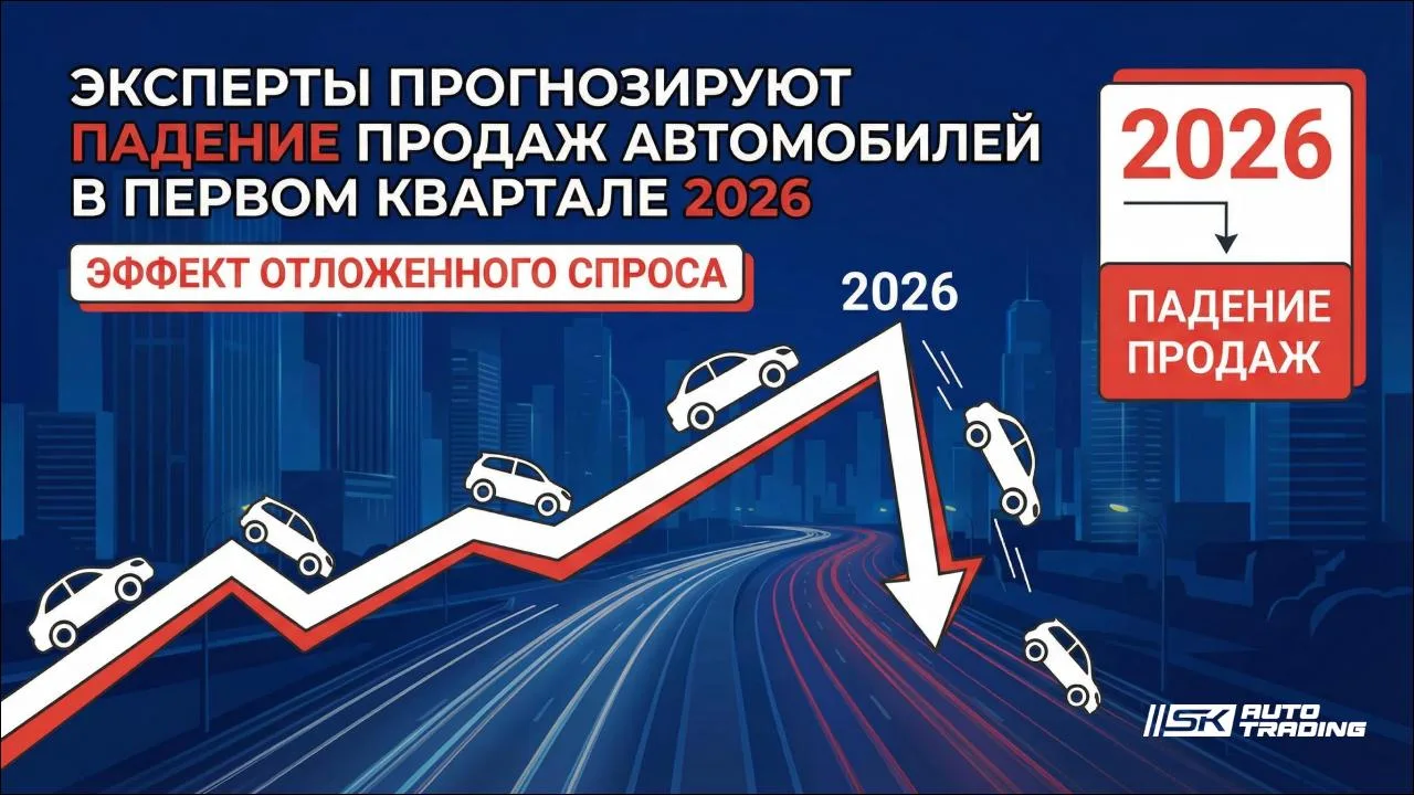 Эксперты прогнозируют спад автомобильных продаж в первом квартале 2026 года