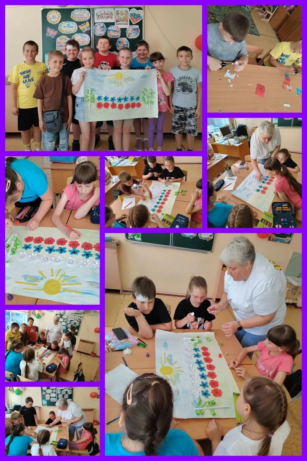 В нашем лагере "Солнышко"☀️ проходят тематические мероприятия в преддверии праздника "День России"🇷
