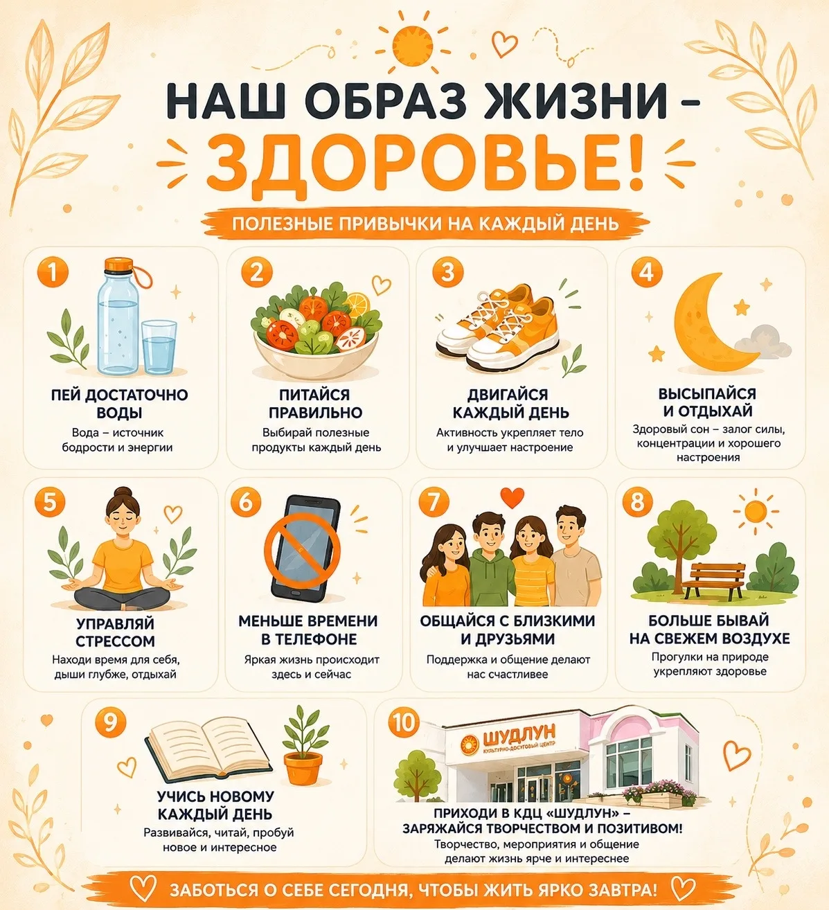 Наш образ жизни — здоровье! 🌿