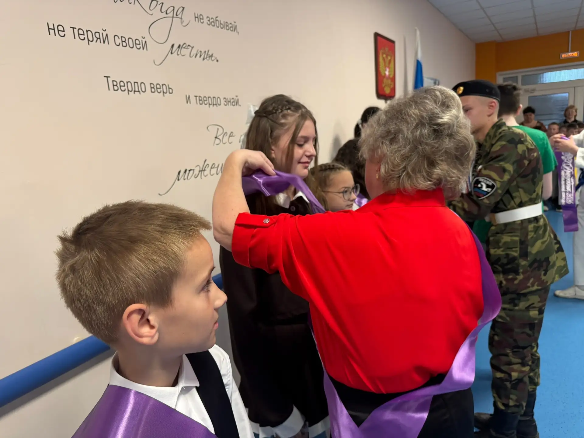 Посвятили наших малышей в выпускников начальной школы.