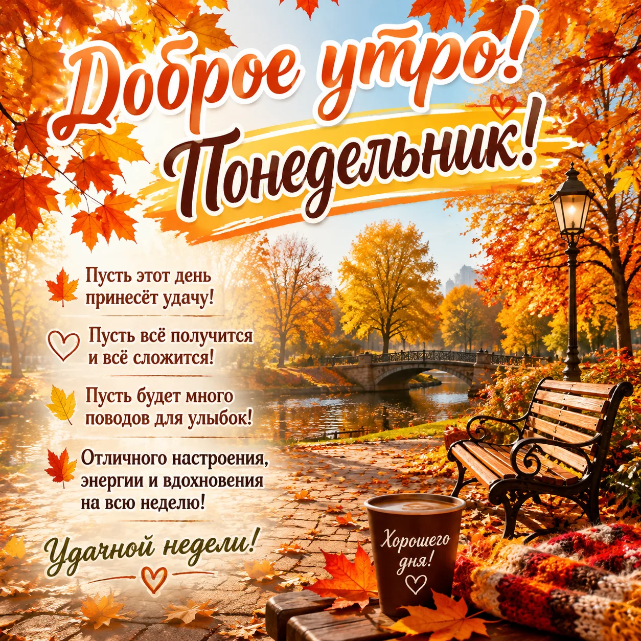🍂 Доброе осеннее утро, дорогие друзья!