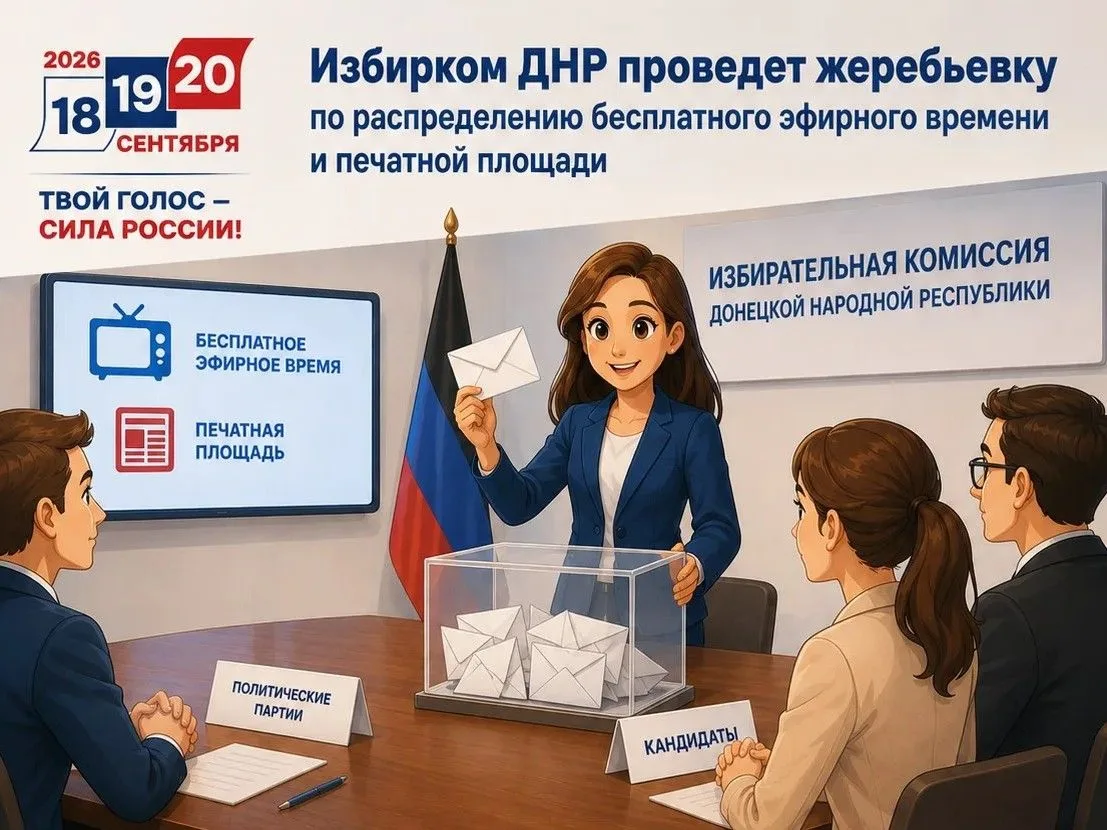 📢Жеребьевка по распределению бесплатного эфирного времени и печатной площади