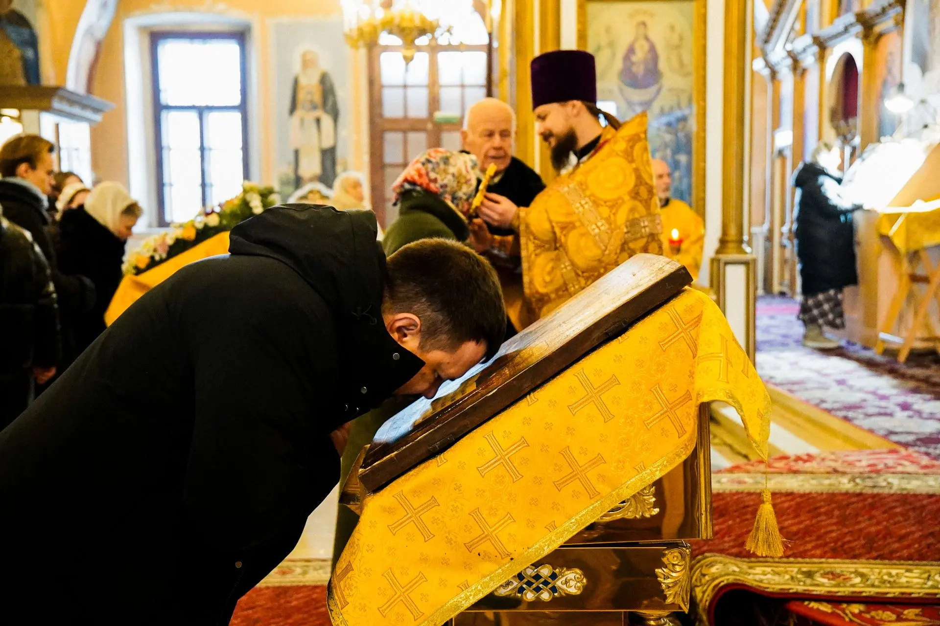Сегодня в Преображенском храме села Андреевские Выселки службу возглавил епископ Балашихинский и Оре