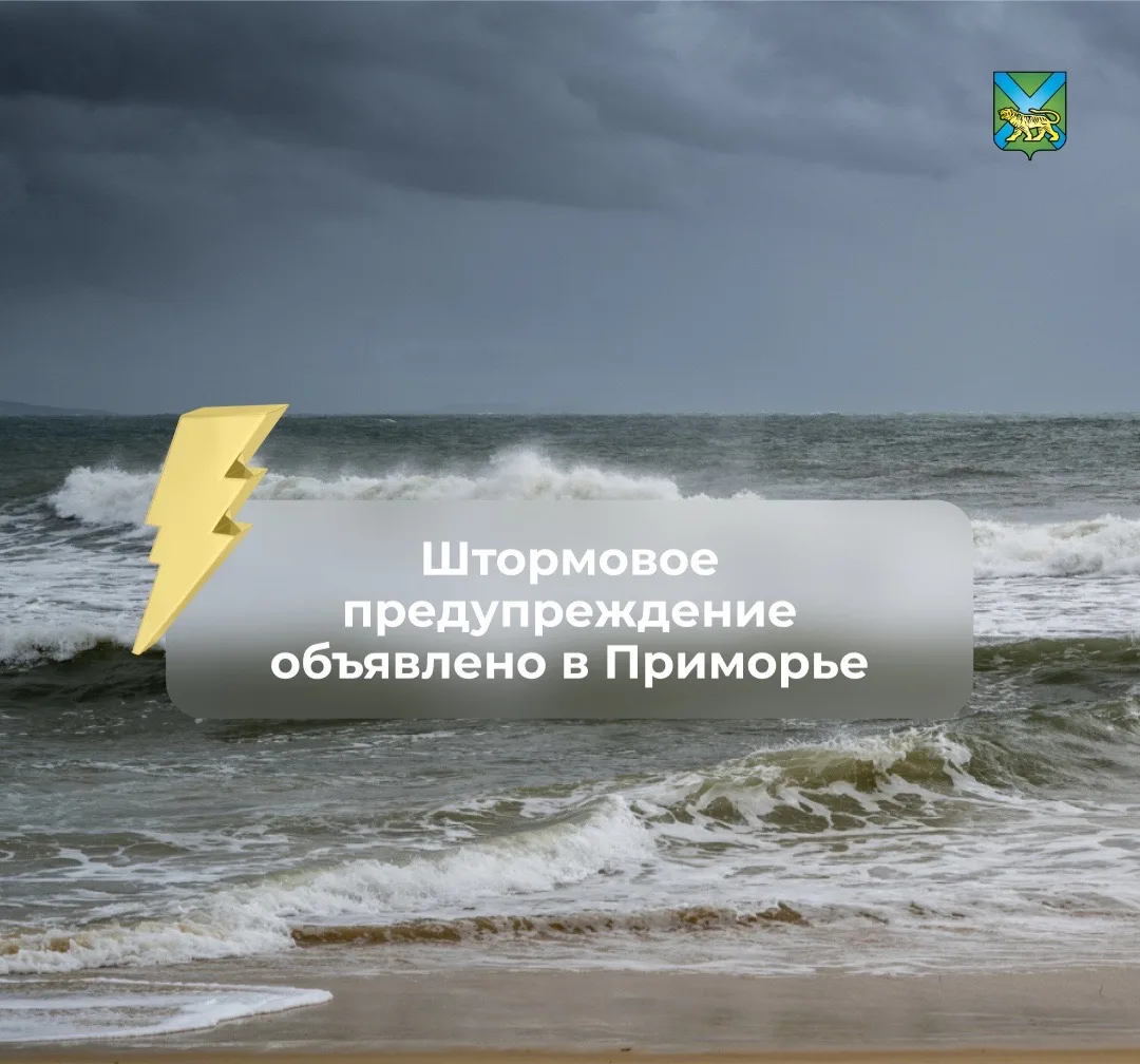 Штормовое предупреждение объявлено в Приморье

С 14 по 15 июля в крае ожидаются сильные дожди
🔴от 1
