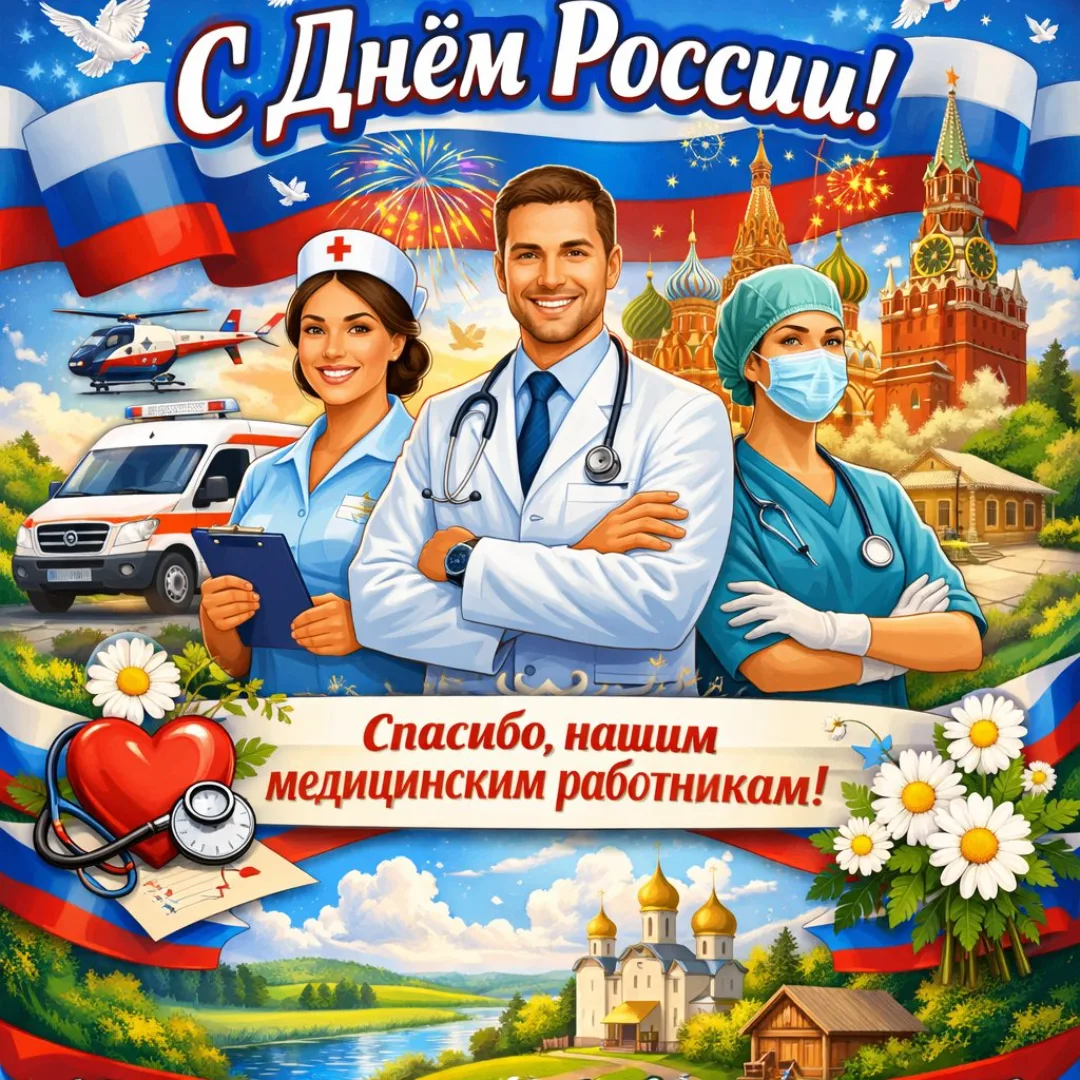✨Дорогие друзья!

🇷🇺  Сегодня, 12 июня, мы отмечаем важный праздник — День России! 🎉 Этот день си