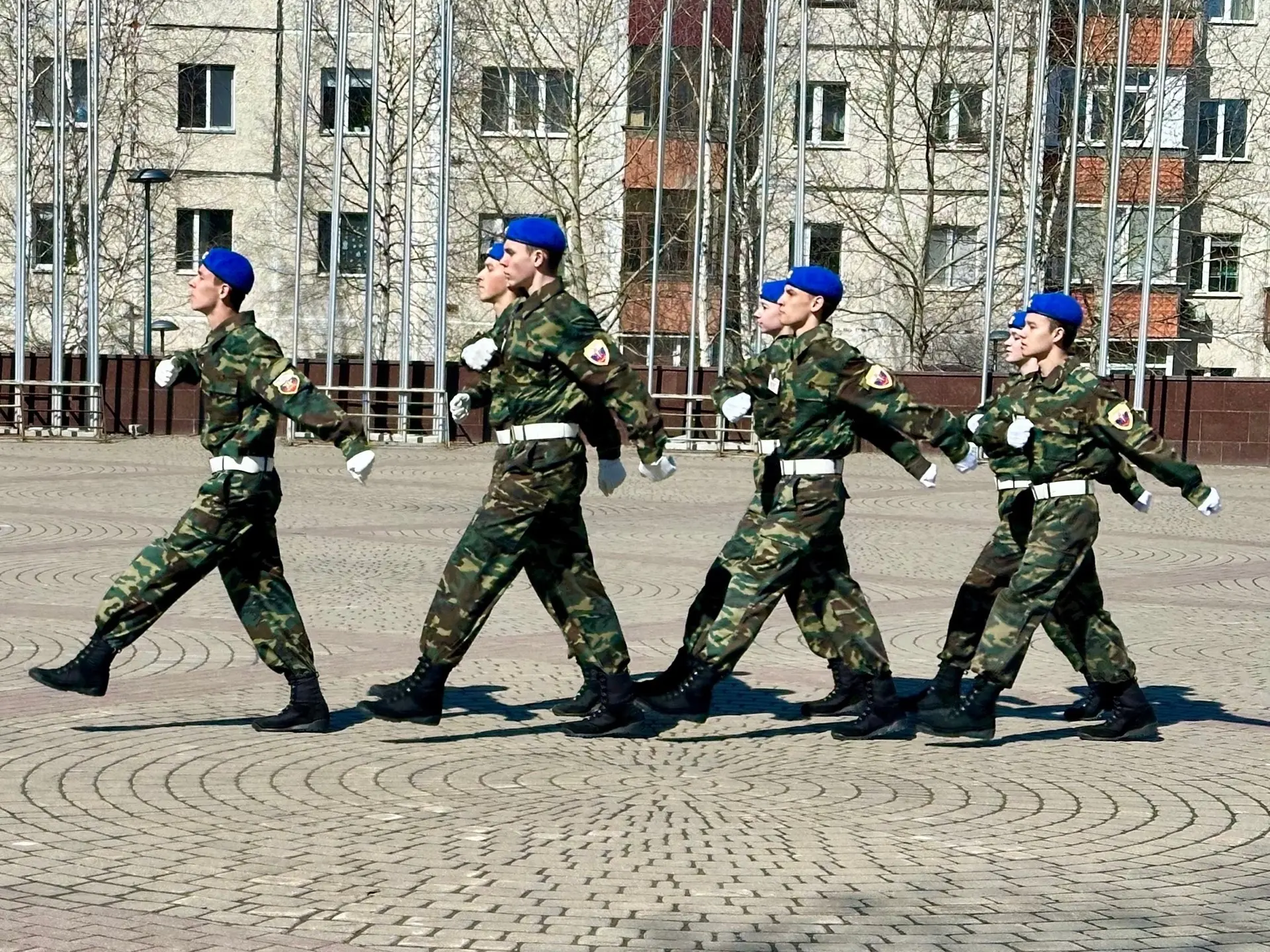 Студенты СПК - победители городского смотра-конкурса строевой подготовки «Равняемся на Победу!».  В 