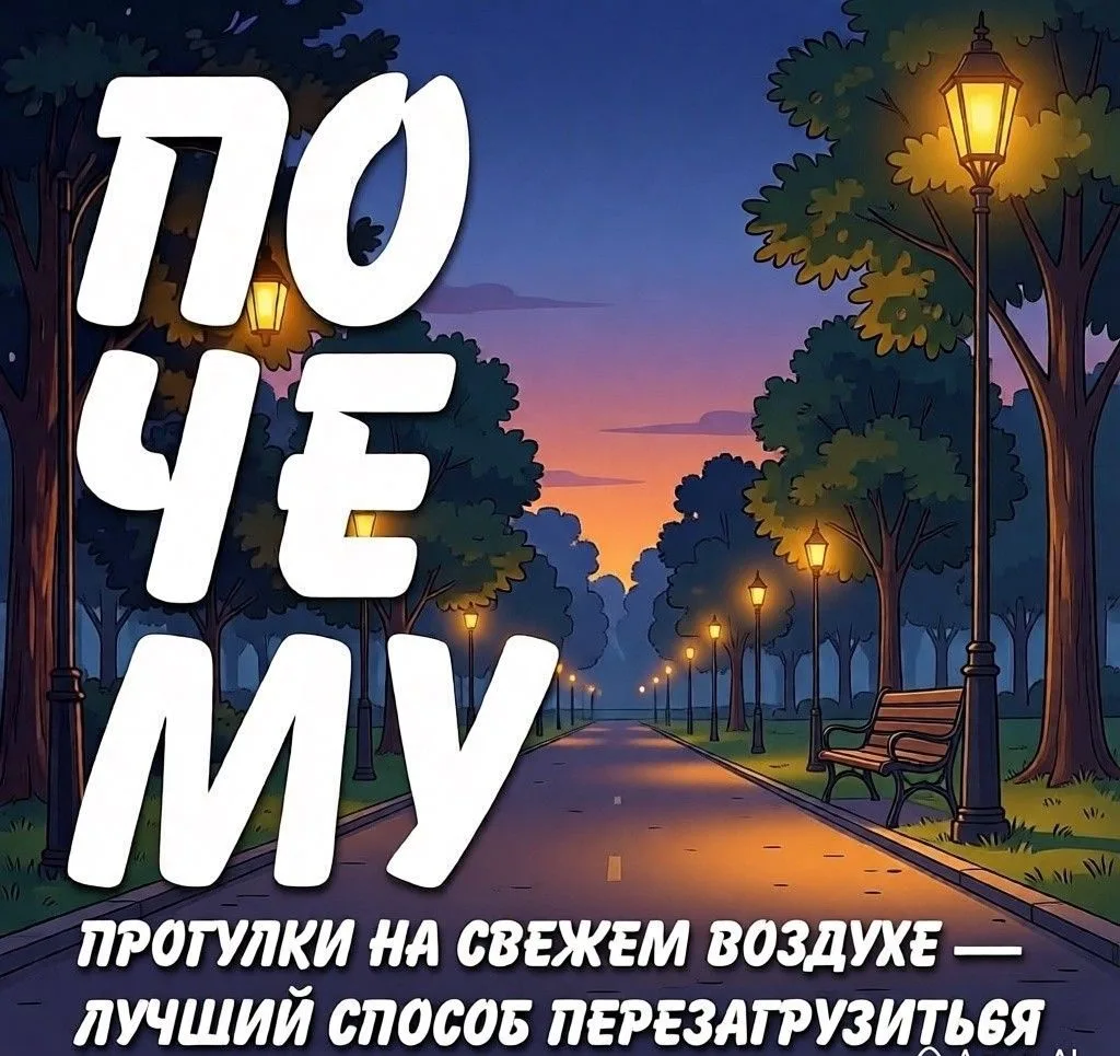 🌙 Вечерние прогулки на свежем воздухе — настоящий источник энергии и гармонии! Это простой, но удив