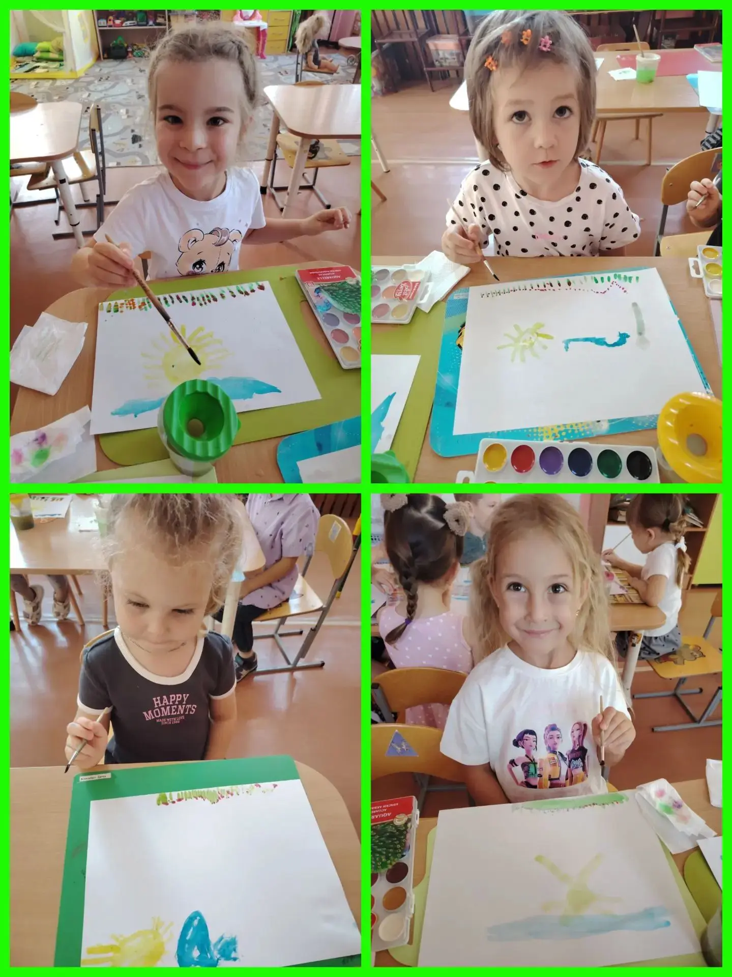 🌈Художественно- эстетическое развитие в средней группе 1. Рисование. 🎨