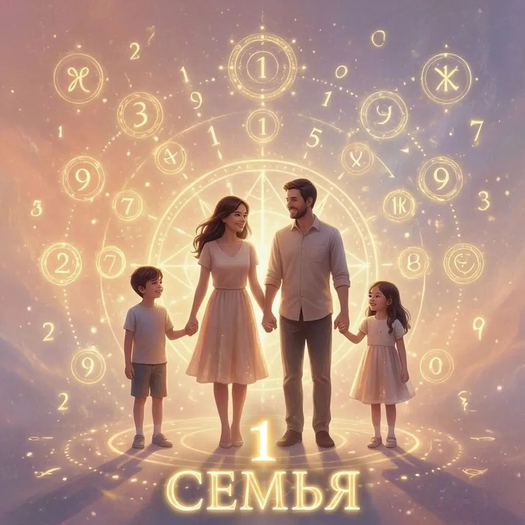 В нумерологии семья — это система, где каждый играет свою роль, определенную числом суд...