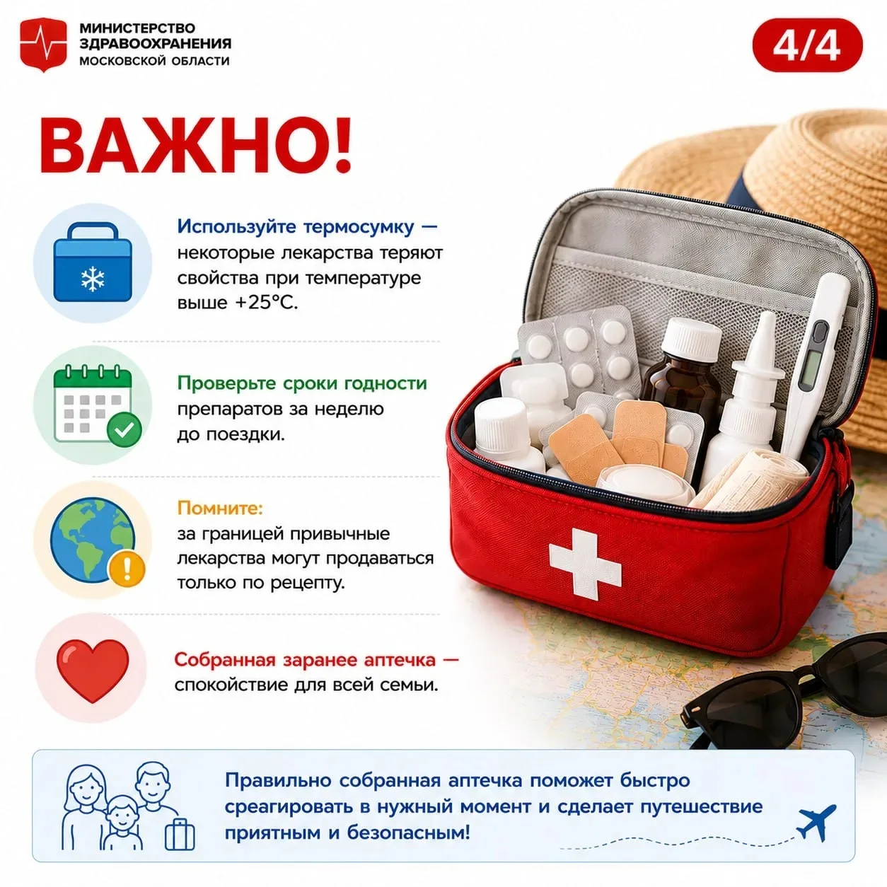 Что обязательно должно быть в отпускной аптечке для путешествия с ребенком?   🚑 Разбираемся в этом в