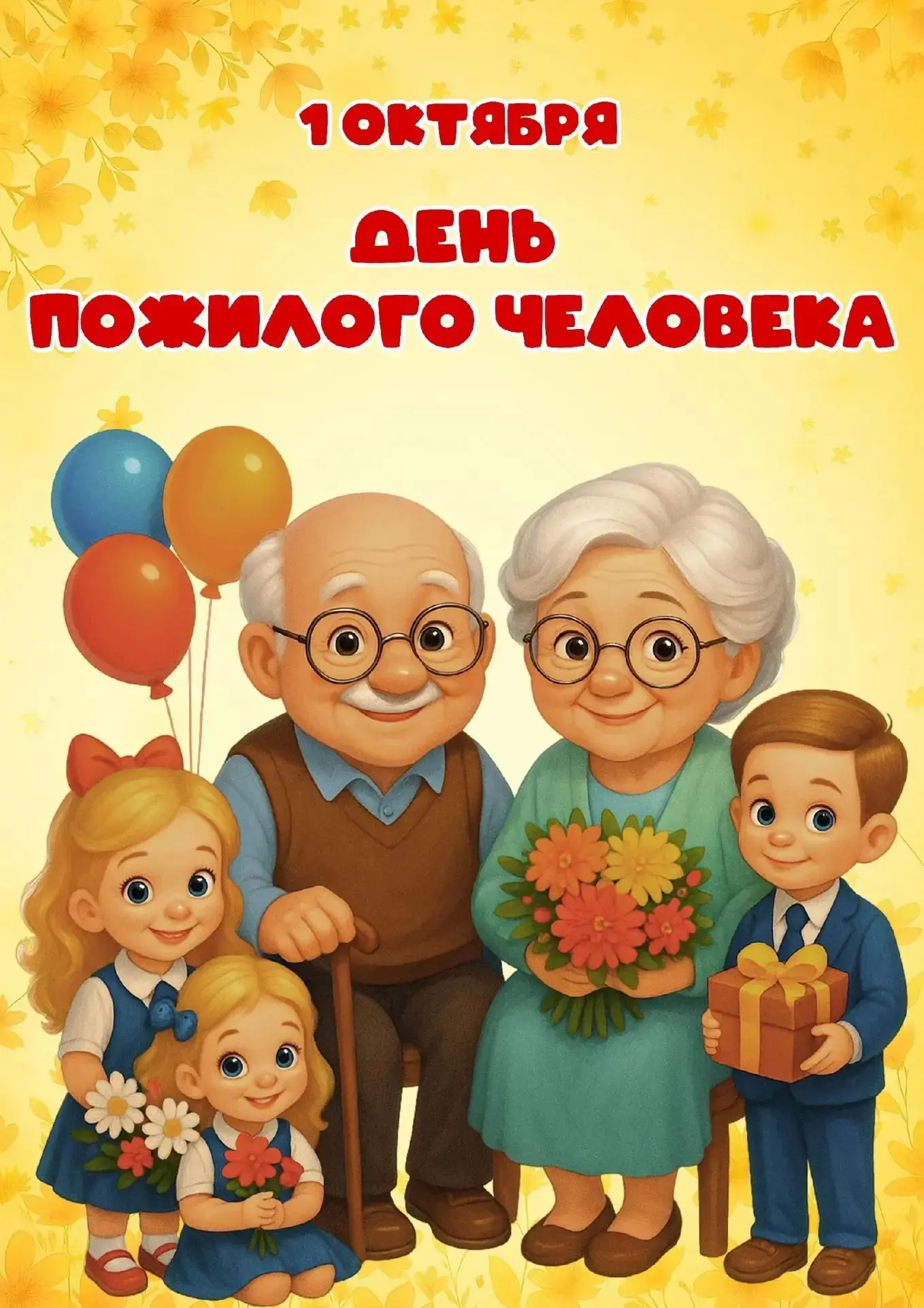 🎉 1 октября — Международный день пожилых людей!