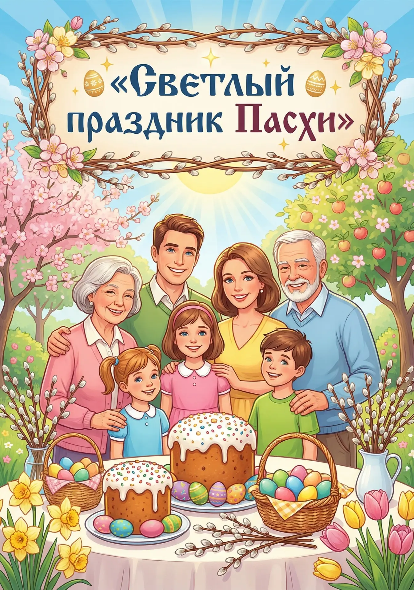 🌸 Пасха - это православный христианский праздник, отмечаемый в память Воскресения Иису...