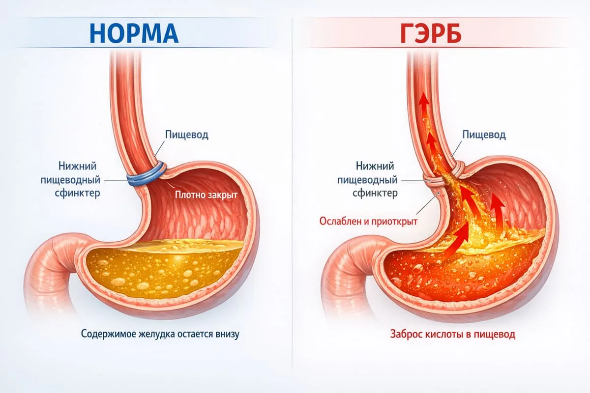 🤔 Что такое изжога и как с ней бороться?