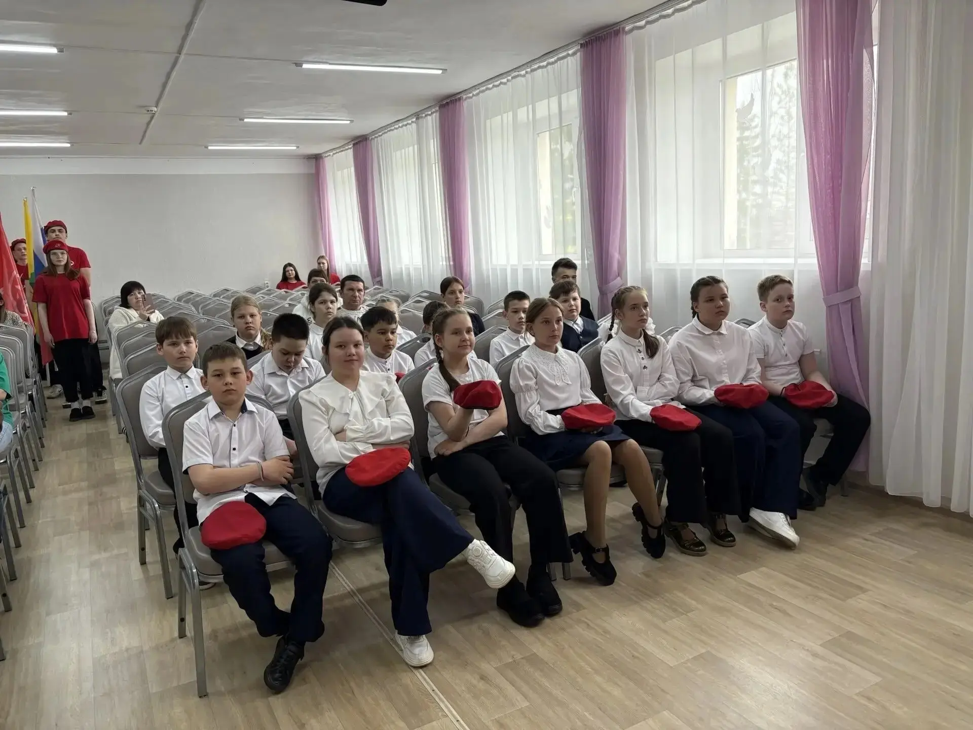 🇷🇺 В ЦРТД и Ю им. Замаратского состоялась торжественная церемония вступления школьников в ряды Всеро