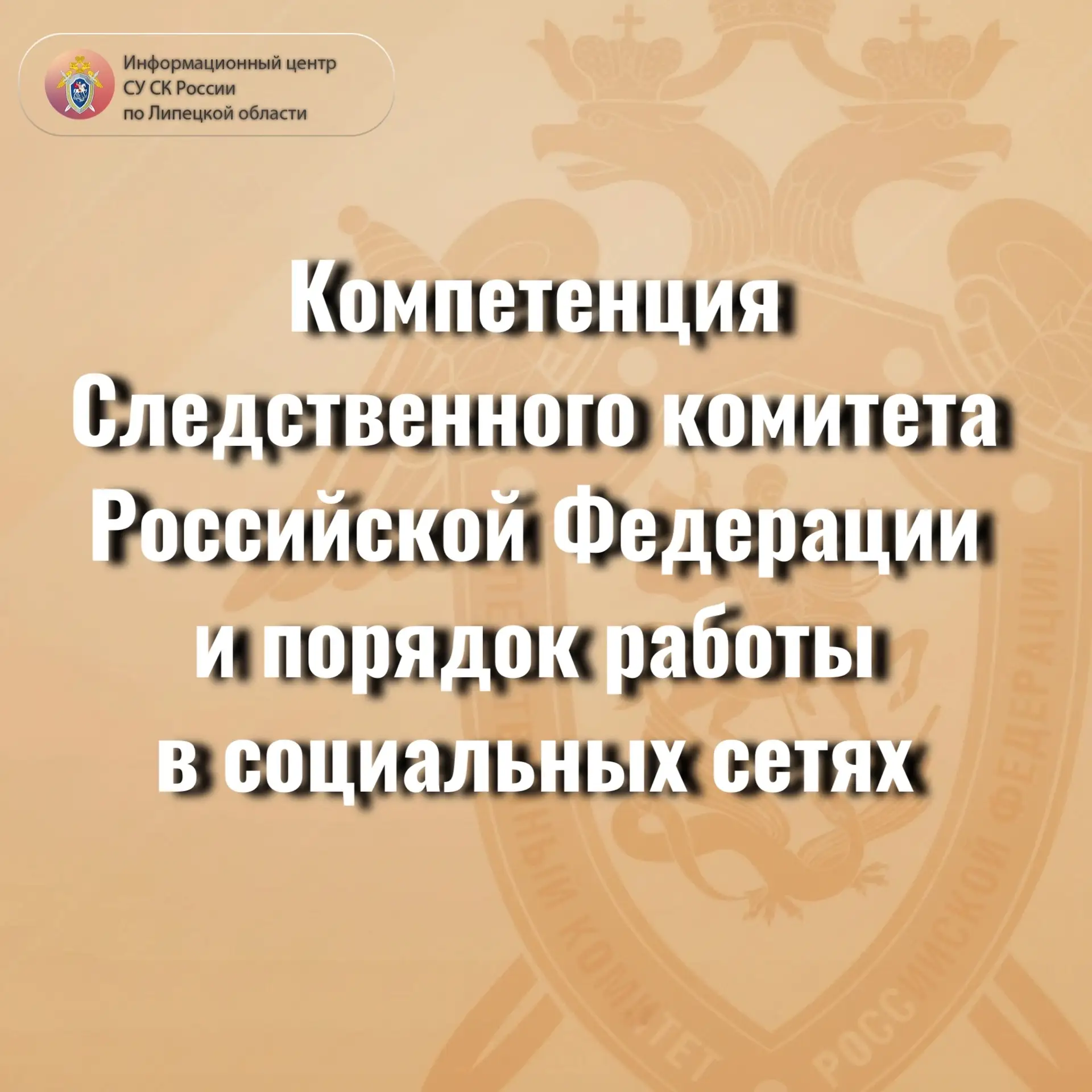 Информационный центр СУ СК России по Липецкой области в проекте #ПравовДеталях разъясня...