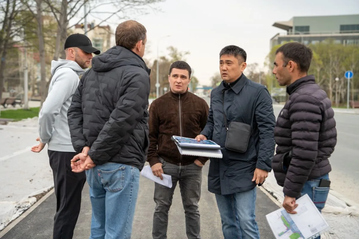 🔧📍Завершаются работы по капитальному ремонту первого участка проспекта Мира  На участке от улицы Сах