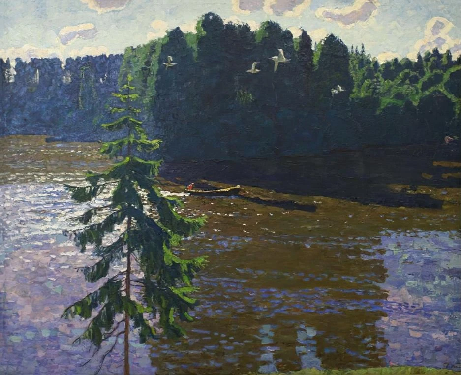 «Чайки над озером», 1988-1989.
Холст, масло 142 х 171.5 см

— Ткачевы Сергей и Алексей

📍Центральны