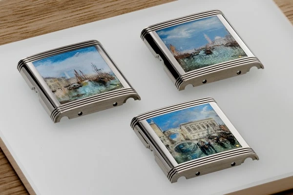 И еще один художественный проект от грандов: четверка Reverso Tribute Enamel 'Turner’ с...