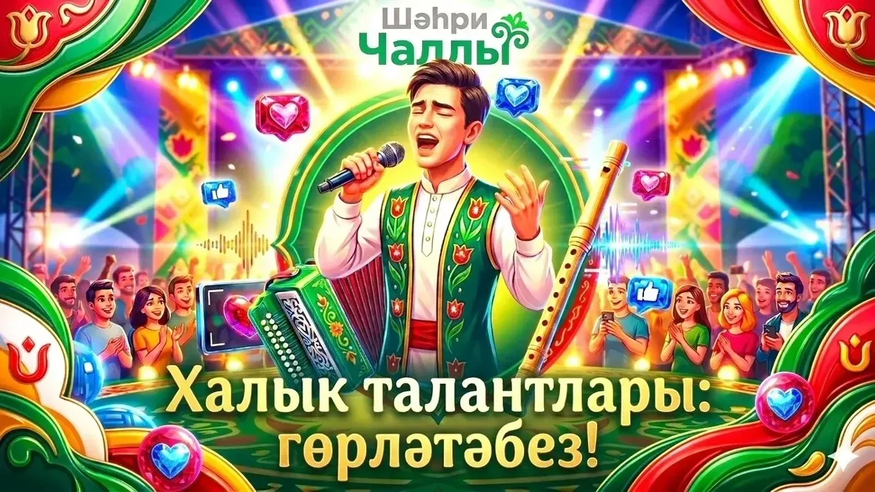 ❌"Халык талантлары: гөрләтәбез!" конкурсы финалистлары өчен тавыш бирү иртәгә тәмамлана.

 🌟 Исегез