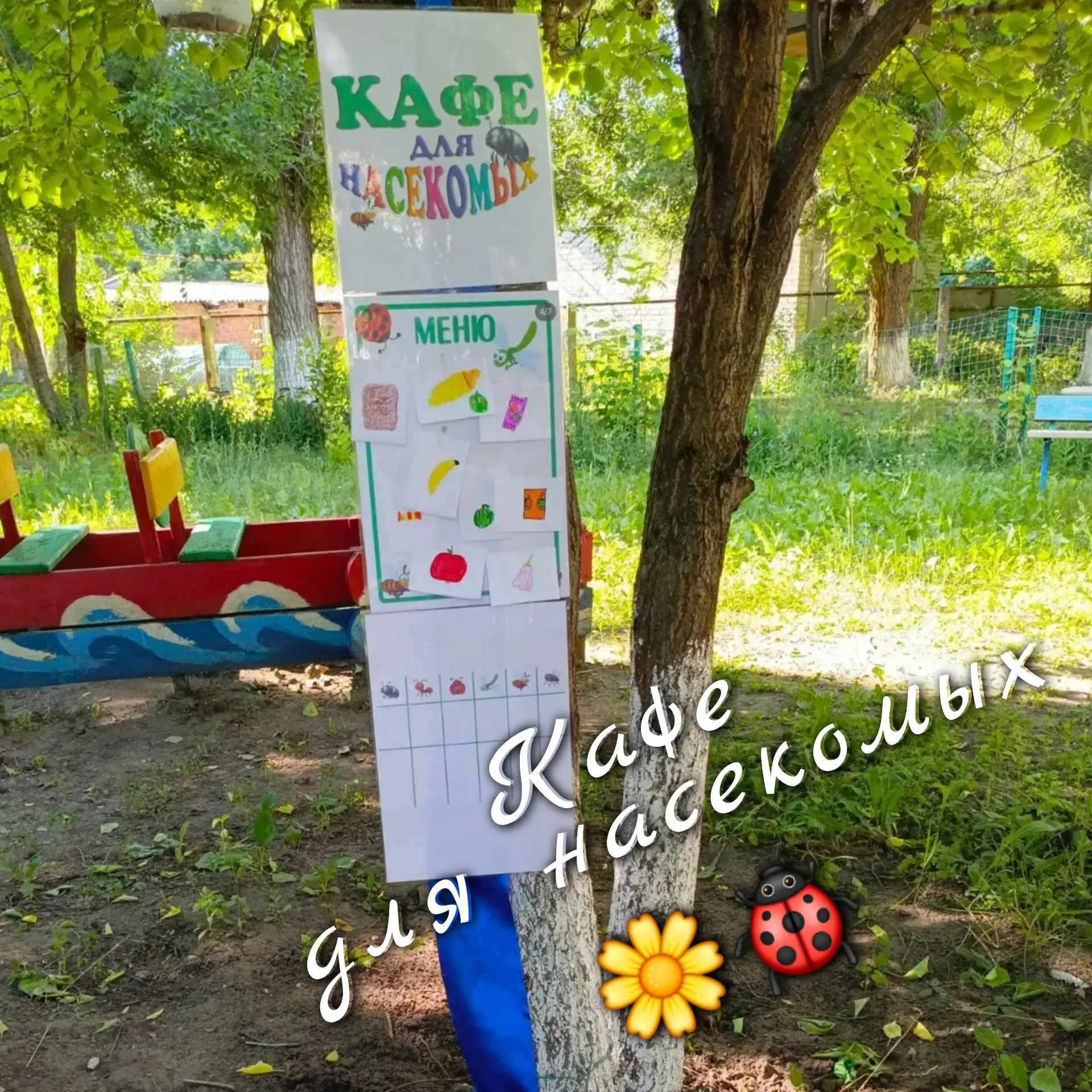 Кафе для насекомых🌼🐞

Дорогие друзья! 

Помните нашу историю про дождевых червяков? Воспитанники п