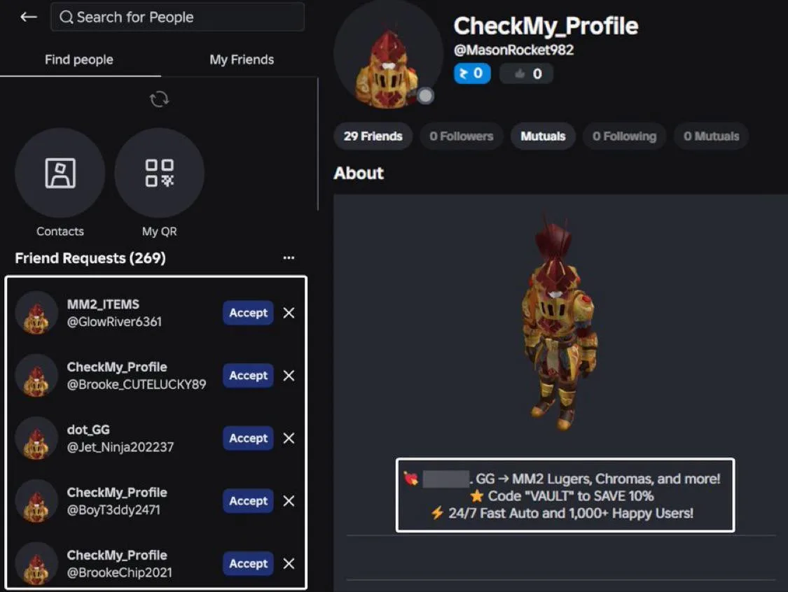 🤖 Рекламные боты снова атакуют Roblox