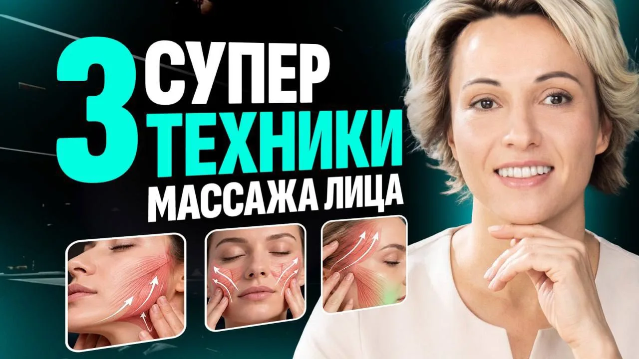 Выполните эти 3 приёма — и комплексное омоложение лица вам обеспечено!