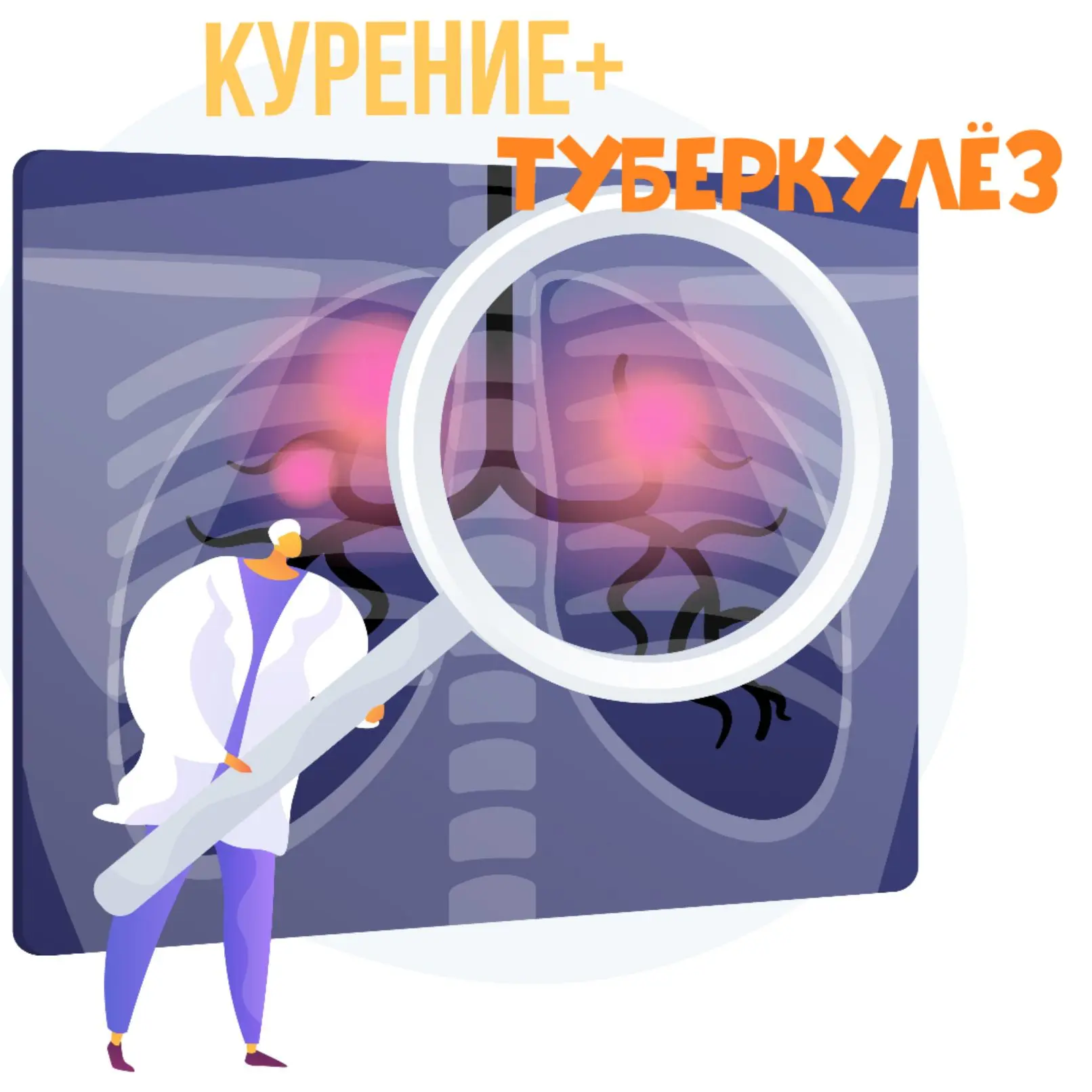 🚬 Курение + туберкулёз: опасная связь, о которой нужно знать