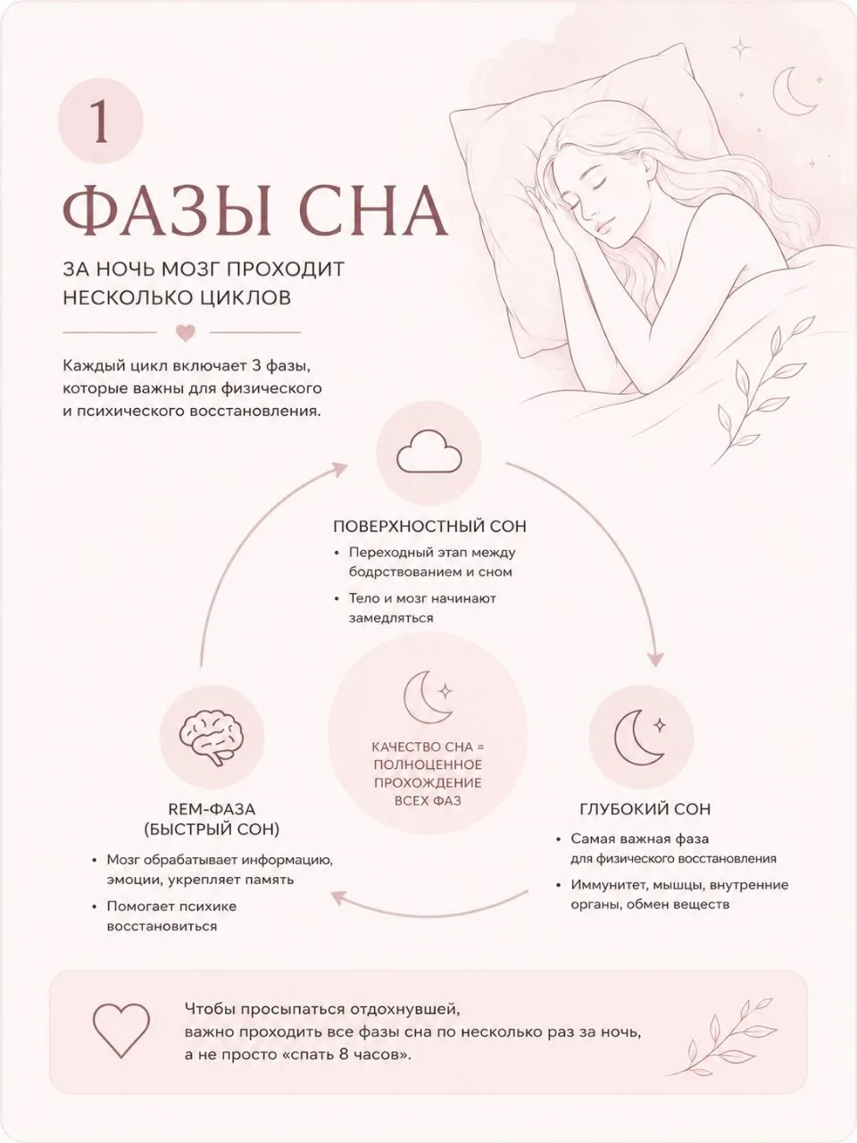 «Выспалась, но встала разбитой»: почему 8 часов сна не гарантируют бодрость 😴

Сон восстанавливает 