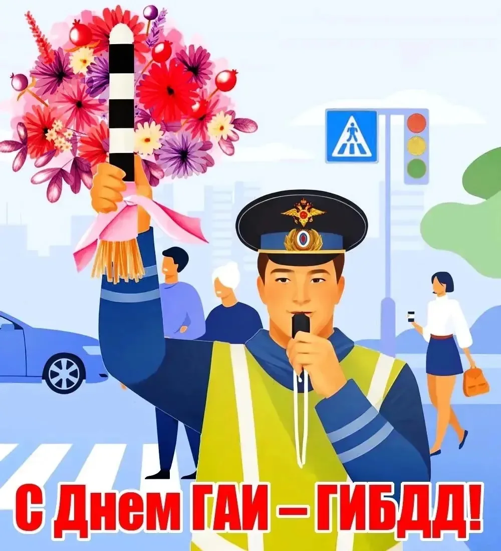 Уважаемые сотрудники и ветераны Государственной инспекции безопасности дорожного движения! От всей д